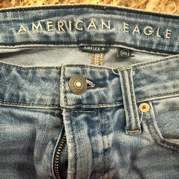 American Eagle Outfitters Blue AirFlex+ Jeans - Picture 2 of 5